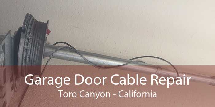 Garage Door Cable Repair Toro Canyon - California