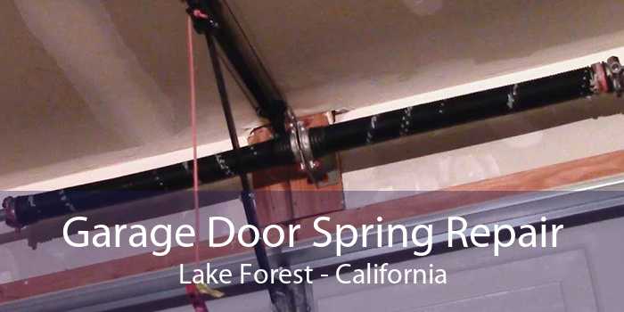 Garage Door Spring Repair Lake Forest - California