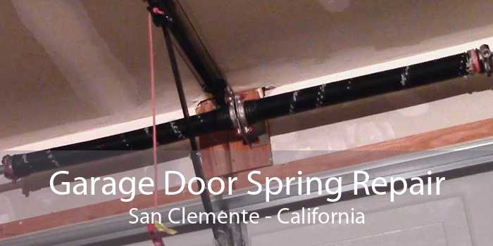 Garage Door Spring Repair San Clemente - California