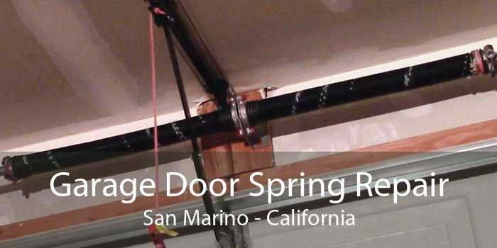 Garage Door Spring Repair San Marino - California