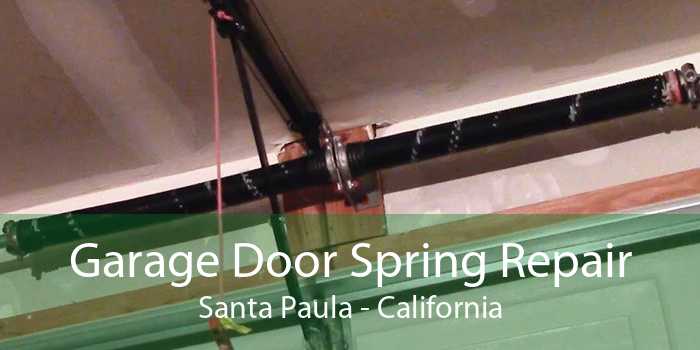Garage Door Spring Repair Santa Paula - California